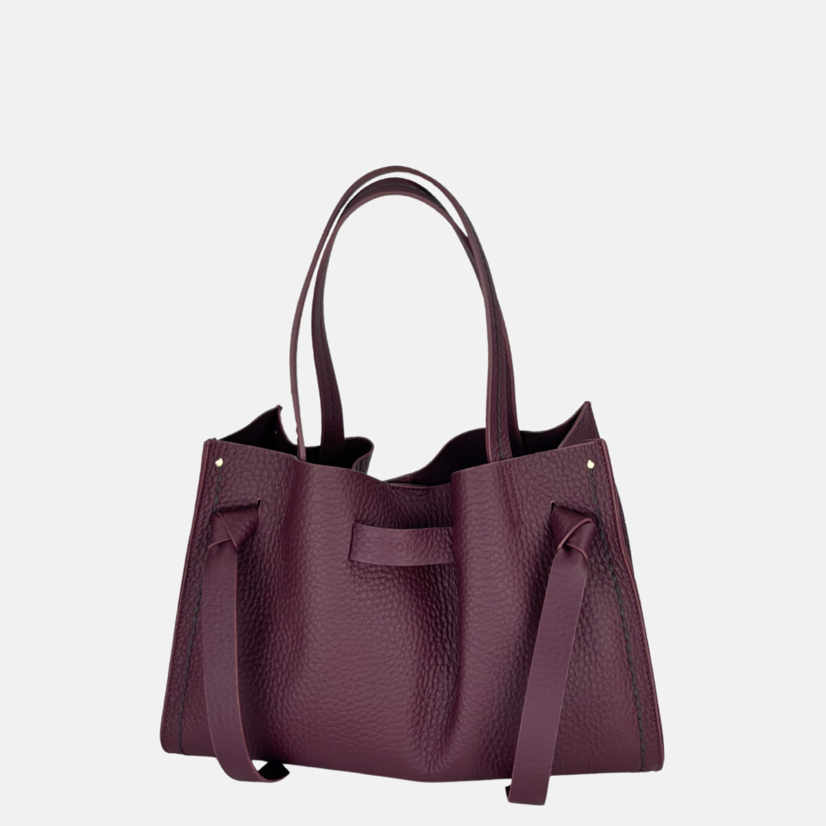 Plinio Visona VITTORIA Leather Tote Bag - Big Bag NY

