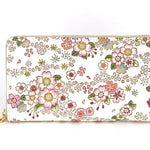 Dancing Cherry Blossoms Zippered Long Wallet - Big Bag NY