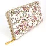 Dancing Cherry Blossoms Zippered Long Wallet - Big Bag NY