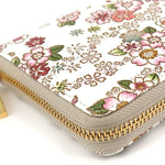 Dancing Cherry Blossoms Zippered Long Wallet - Big Bag NY