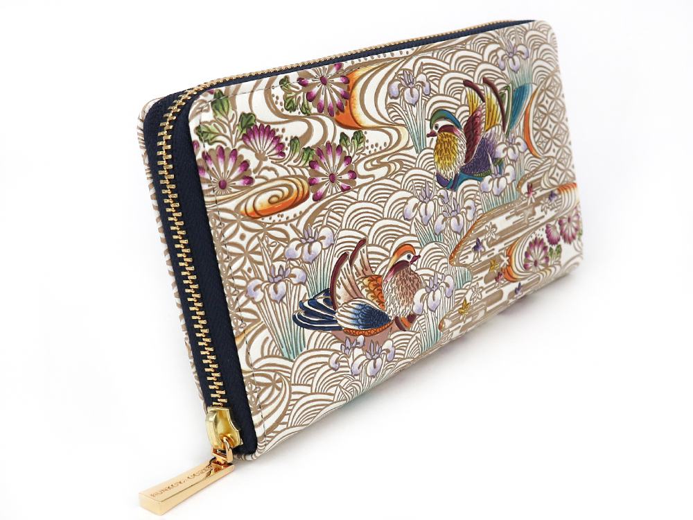 Mandarin Ducks Zippered Long Wallet - Big Bag NY