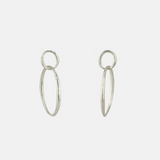 Heather Guidero Carved Double Tapered Oval Medium Post Earrings - Big Bag NY