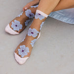 Atelier St Eustache Murano Socks in Mauve - Big Bag NY