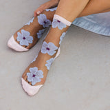 Atelier St Eustache Murano Socks in Mauve - Big Bag NY