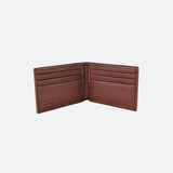 Deerskin Men's Billfold Wallet in Cuoio Brown