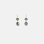 Dana Kellin Teal Quartz and Pearl Drop Earrings - Big Bag NY