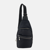Angi Venezia Triple Compartment Nylon Sling - Big Bag Ny