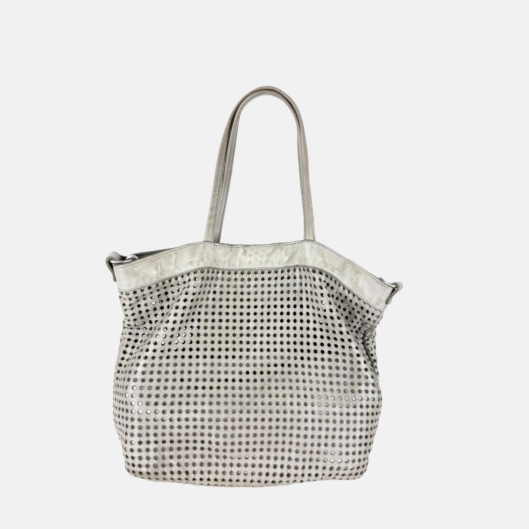 VLD FLORENCE Maxi Dots in Ice Grey - Big Bag NY