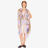Inoui Editions Diego Linen Scarf in Lavender - Big Bag NY