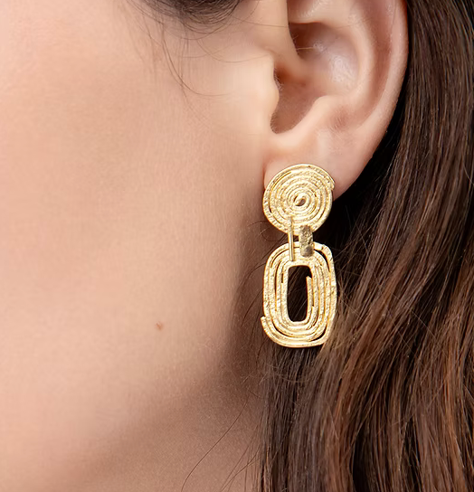 Laure Mory Bijoux Aïcha DROP EARRINGS - Big Bag NY