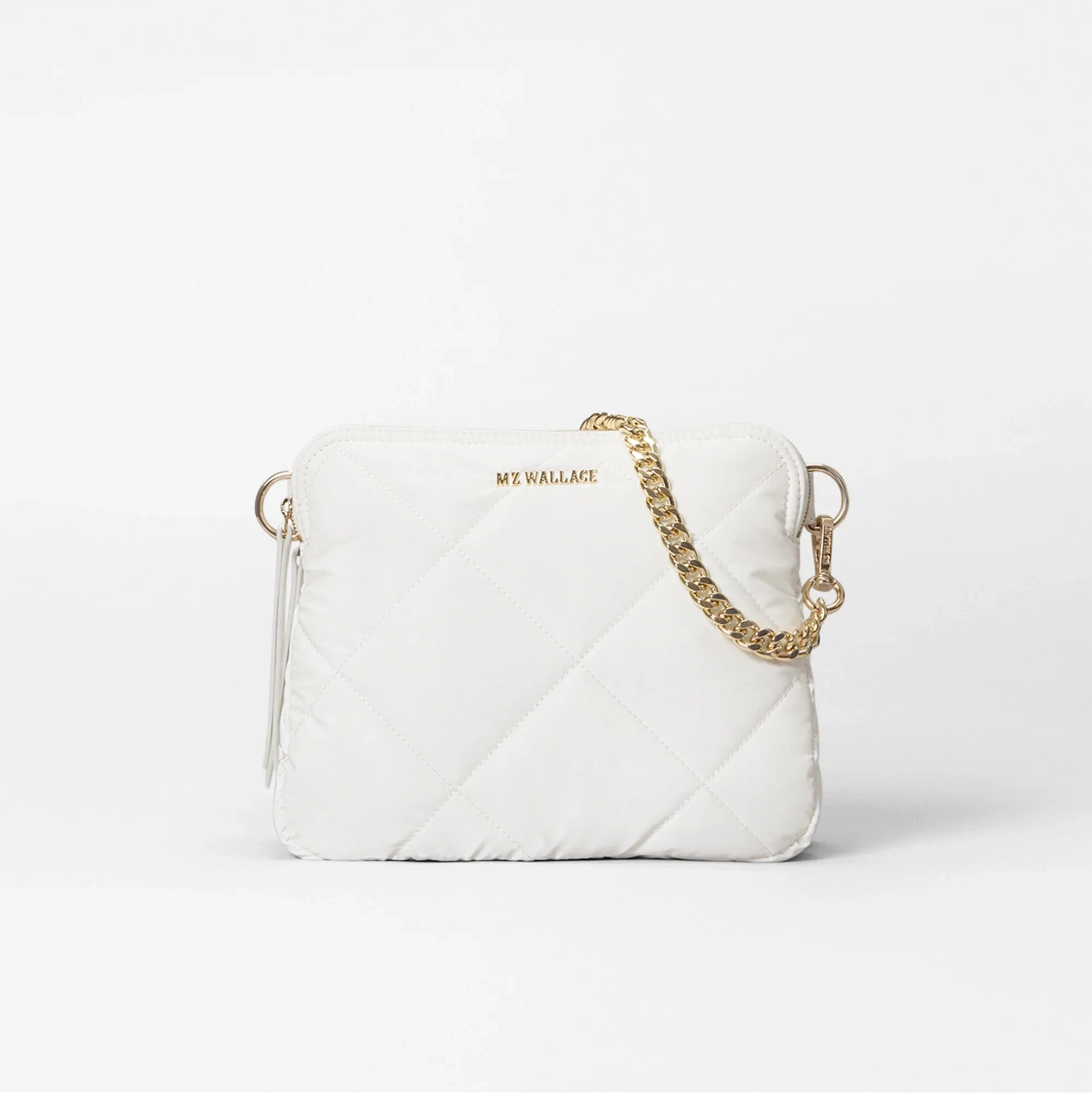 MZ Wallace Quilted Madison Crossbody Liquid Chalk - Big Bag NY