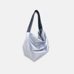 Acrylic Silver Asymmetrical Tote - Big Bag NY