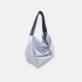 Acrylic Silver Asymmetrical Tote - Big Bag NY