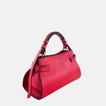 LORISTELLA SHEILA Top Handle Mini Satchel in Rosso - Big Bag NY