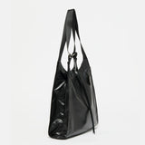 Jack Gomme LESAC Light Leather Tote in Black - Big Bag NY