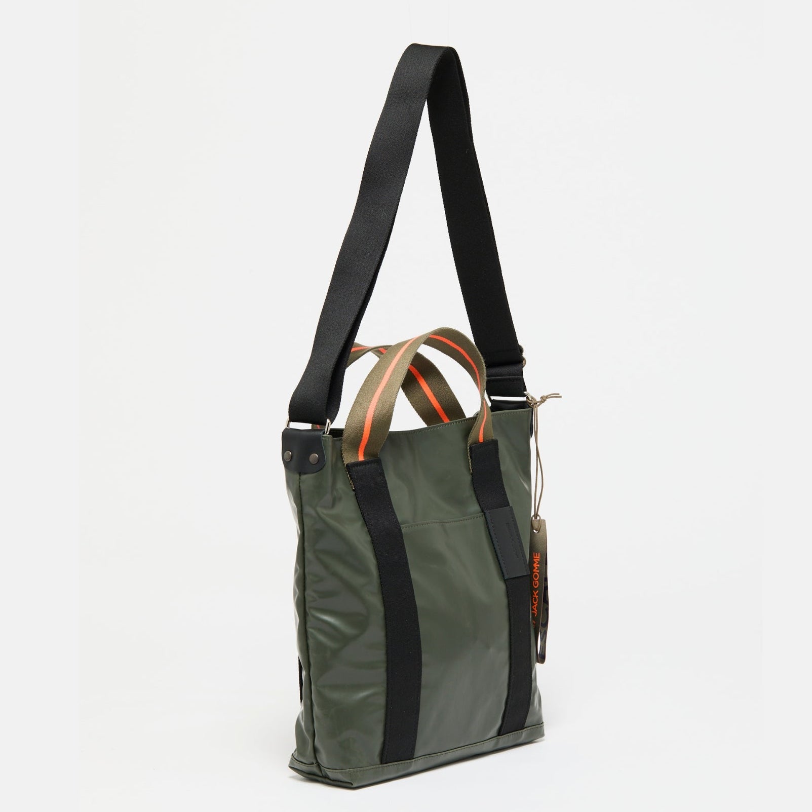 Jack Gomme PETIT CALVI Escape Tote Bag in Kaki - Big Bag NY 