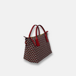 Roberta Pieri Micro Robertina in Tatami Print Rubino - Big Bag NY