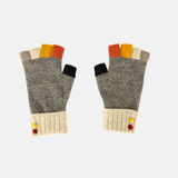 Santacana Wool and Angora Fingerless Multicolor Glove - Big Bag NY