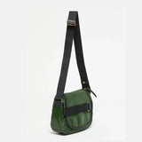 Jack Gomme PETIT GABY Linen Messenger Bag in Cypress - Big Bag NY