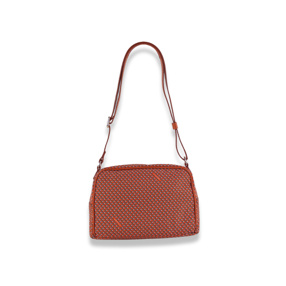 PLINIO Small Pocket Crossbody in Orange - Big Bag NY