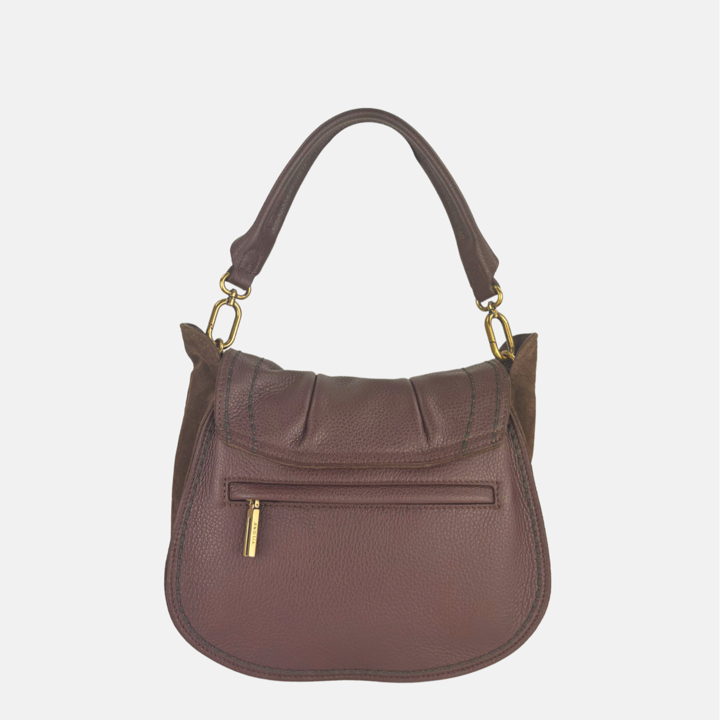 Plinio Visona SELLA Ruched Flap Hobo Bag - Big Bag NY