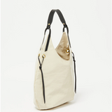 SAND Tote Premium Light in Coated Linen in CREMA Cream - Big Bag NY