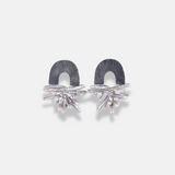 Heather Guidero Carved Arch Pearl Earrings - Big Bag NY