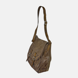 VLD PEOPLE Satchel Mail Bag in Sugar Beige