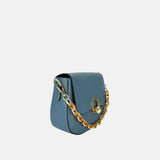 Frederic Blue Circle Lock Crossbody - Big Bag NY