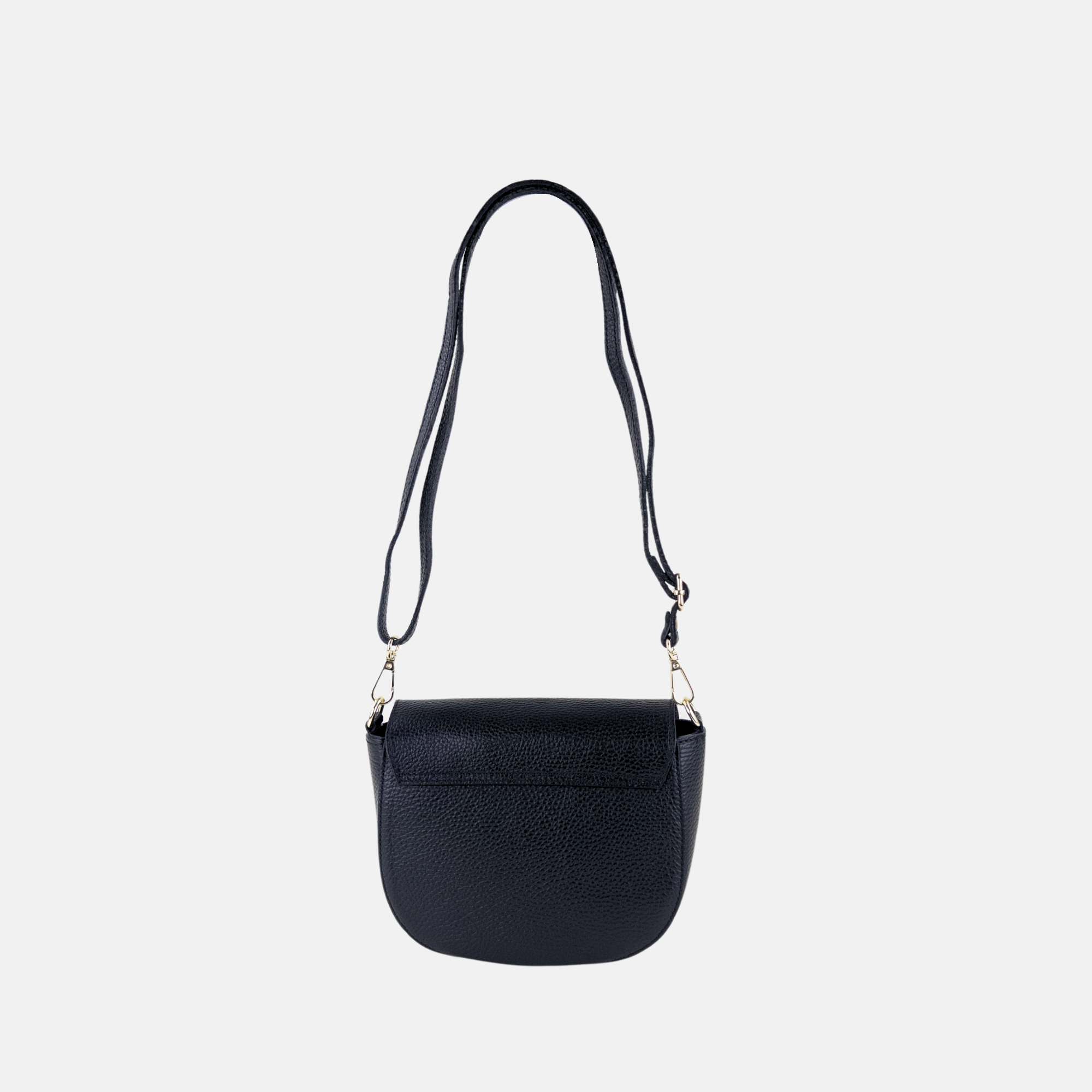 Black Frederic Turn Lock Crossbody - Big Bag NY