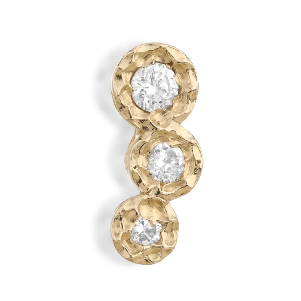 Ginza Santa Trio Singular Earring - Big Bag NY