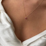 Ginza Ruby Love Necklace - Big Bag NY
