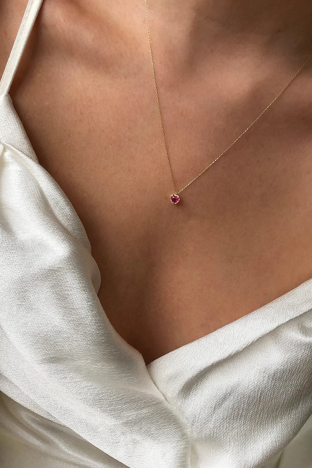 Ginza Ruby Love Necklace - Big Bag NY