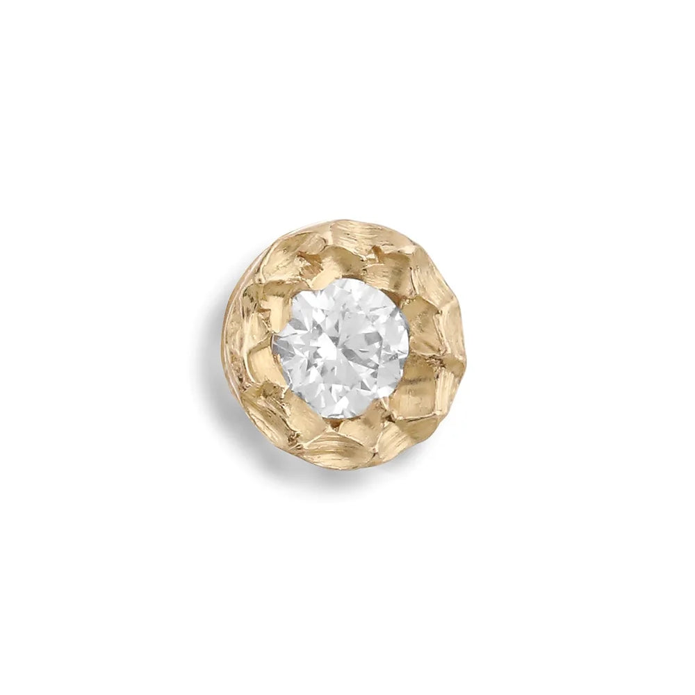 Ginza Dia Stud Singular Earring - Big Bag NY