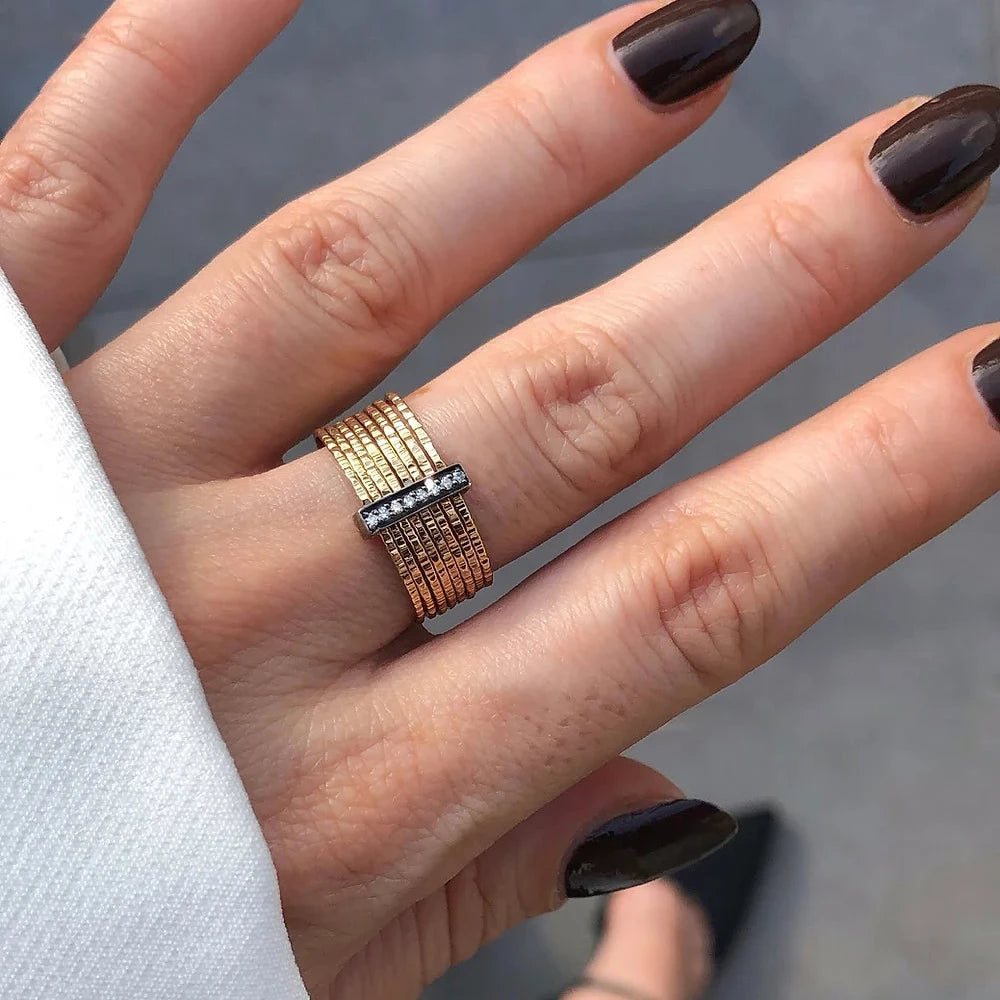 Ginza Raw Black Ring - Big Bag NY