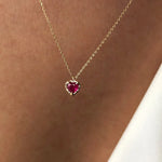 Ginza Ruby Love Necklace - Big Bag NY