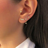 Ginza Santa Trio Singular Earring - Big Bag NY