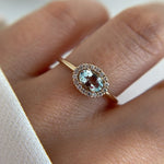 Ginza Aquamarine Ring - Big Bag NY
