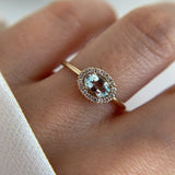 Ginza Aquamarine Ring - Big Bag NY