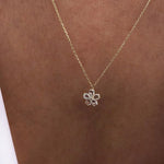 Ginza Diamond Bloom Necklace - Big Bag NY