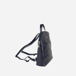 Black Marta Ponti Mini Leather Backpack - Big Bag NY