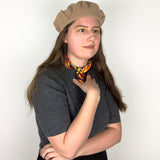 TANDEM crosshatched wool beret