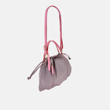 PLINIO Drawstring Tote with Crossbody Strap in Orchid - Big Bag NY