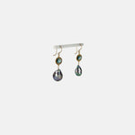 Dana Kellin Teal Quartz and Pearl Drop Earrings - Big Bag NY