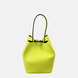 LORISTELLA Sheila Small Hook Bucket Bag in Lime - Big Bag NY