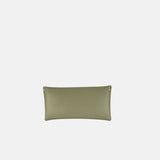 Plinio Visona Leather Glasses Case Envelope Clutch in Vert - Big Bag NY