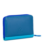 Mywalit RFID-protected Zip Around Fan Credit Card Wallet in Seascape - Big Bag NY