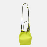LORISTELLA Sheila Small Hook Bucket Bag in Lime - Big Bag NY