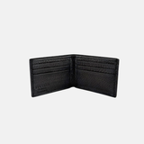 Deerskin Men's Billfold Wallet in Black