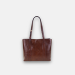 Brown Marta Ponti Leather Tote - Big Bag NY